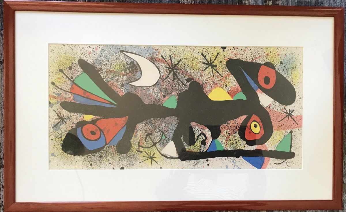 Grafiken & Lithographien: Miro Joan lithographie originale 27,5 x 57 cm – Gebraucht aus Penthaz von Petrus45