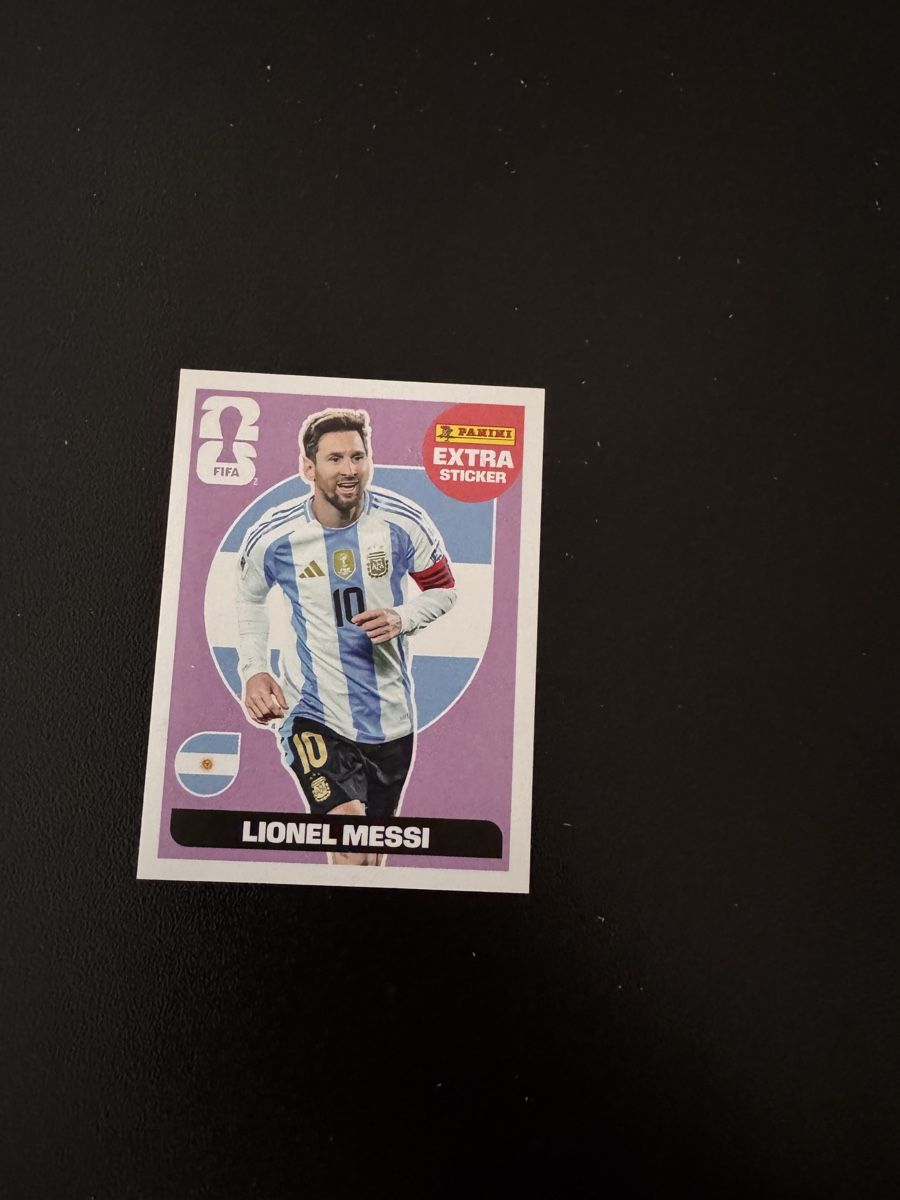Panini Carte collezionabili: Lionel Messi Extra Sticker Panini – Nuovo (secondo la descrizione) da St. Moritz venduto da PauloM98
