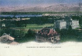 Genève - depuis L'Ariana + 1905