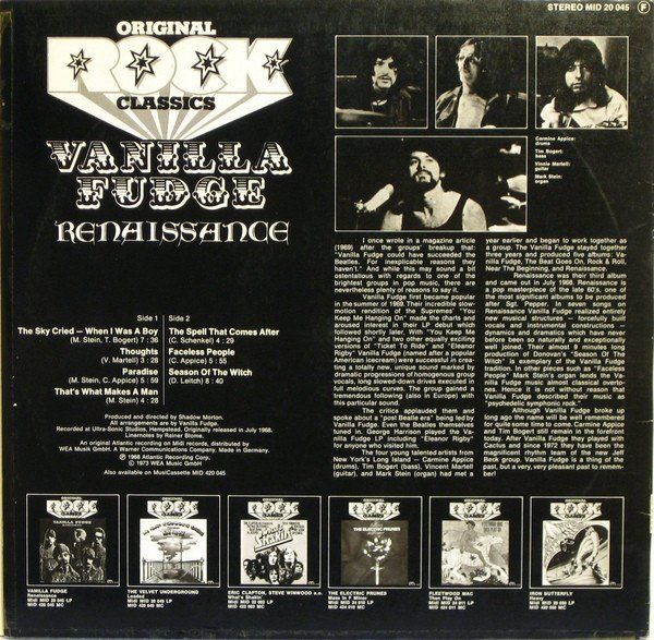 Vinyles: Vanilla Fudge – Neuf (Voir description) à Aeschi SO par Stones55 1