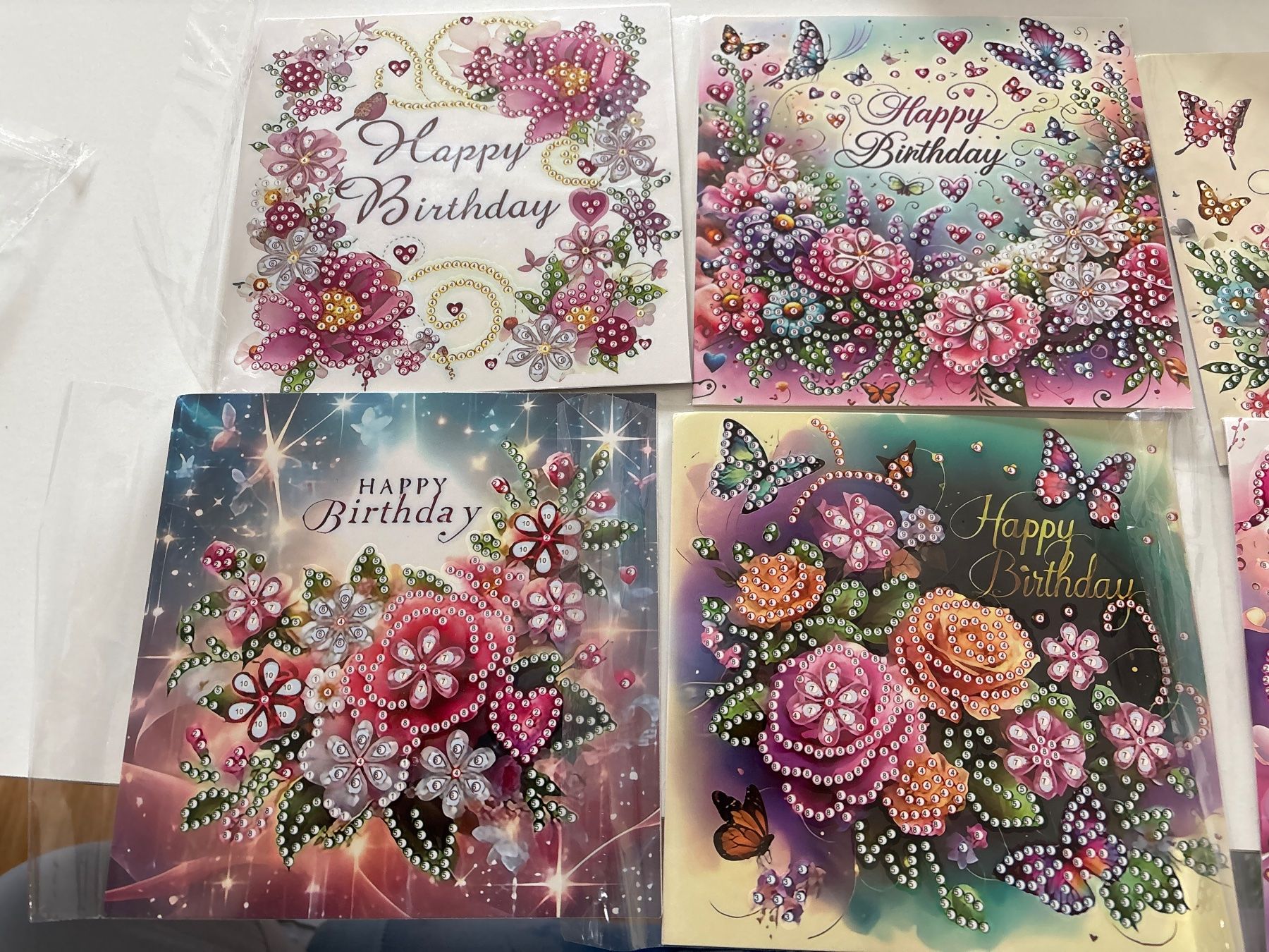 Kit bricolage: Diamond Paiting Karten Geburtstag – Nuovo (secondo la descrizione) da Amriswil venduto da SCHLOSSGEISTLI 1