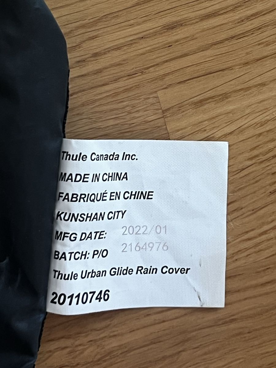 Thule Poussette: Thule Urban Glide Regenschutz – D'occasion à Zürich par eli_w6bz 3