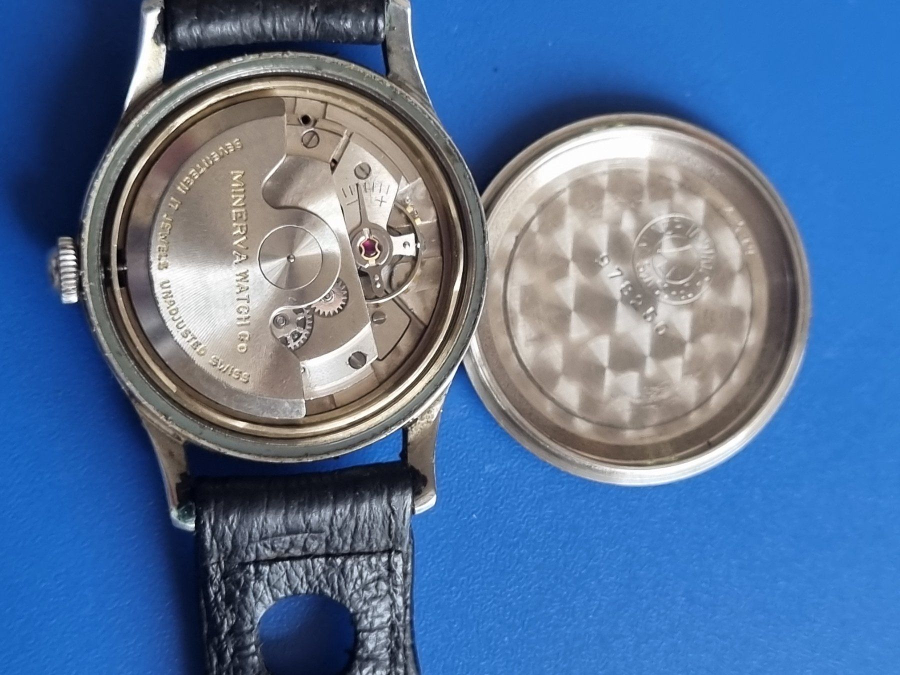 Minerva Orologi: Minerva Automatic Uhr – Usato da Schaffhausen venduto da Leveron13 9