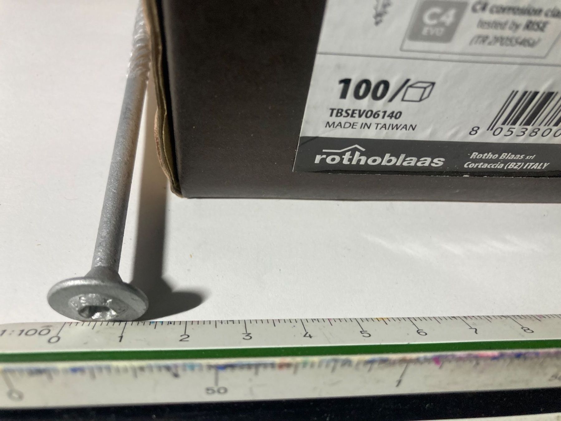 Eisenwaren: Vis Rothoblaas TBS EVO 6 x 140 mm – Neu und originalverpackt aus Villaz-St-Pierre von Matierart 2