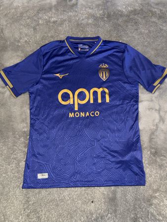 Maillot AS Monaco 2023 Mizuno bleu doré taille M