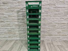 10 Stapelbehälter 60x40x18 cm Stapelkiste Eurobox Lagerturm
