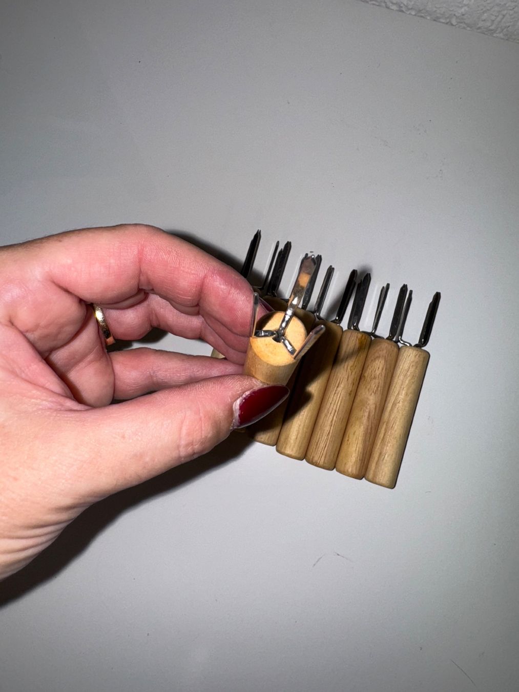 Gabeln: Neue Maiskolbenspiesse mit Holzgriff – Neu (gemäss Beschreibung) aus Grosswangen von Second_hand_paradise 2