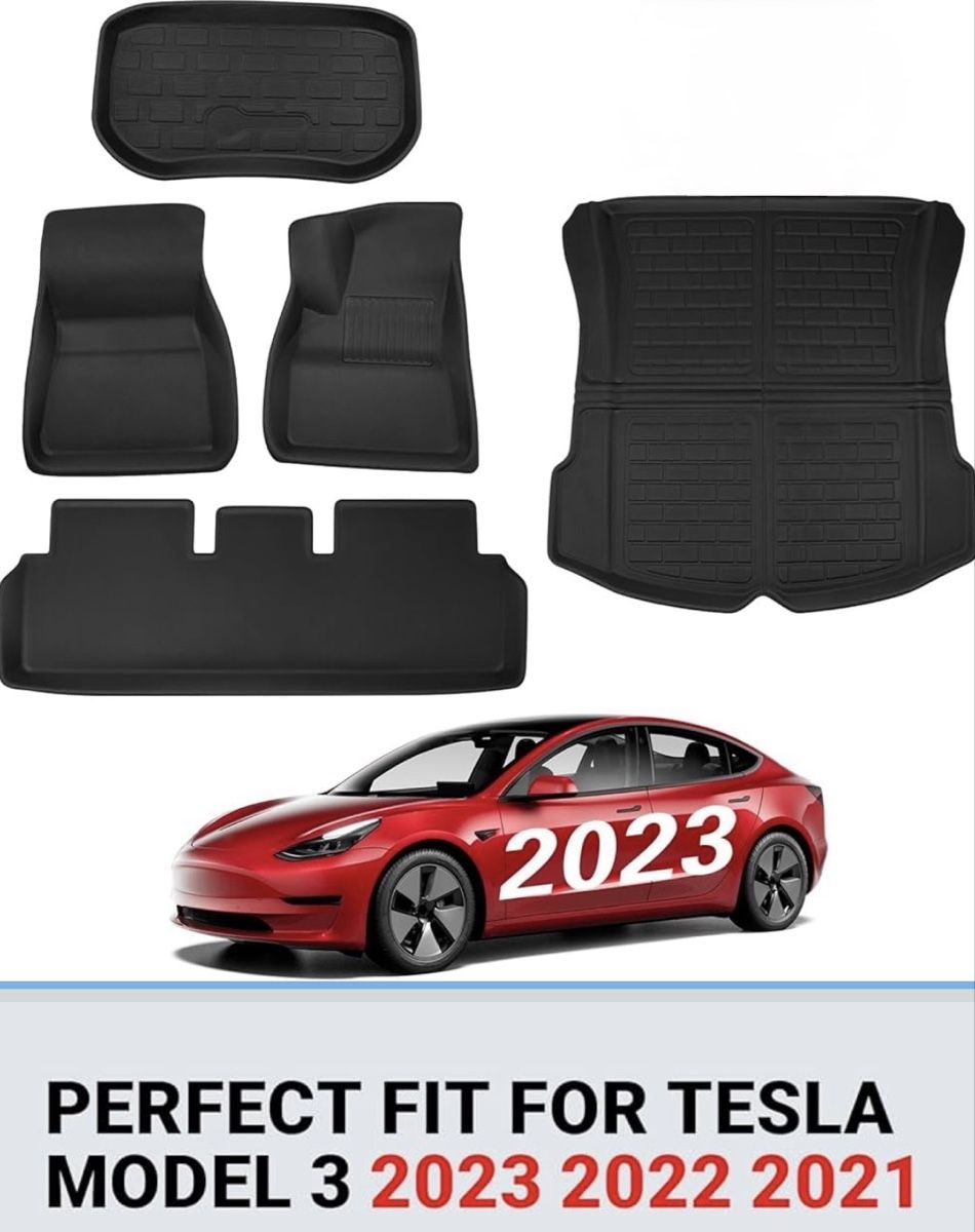 Tesla Tappeti & Tappetini: BASENOR 3D Allwetter Fussmatten Set Tesla Model 3 – Usato da Höri venduto da MichelGasser