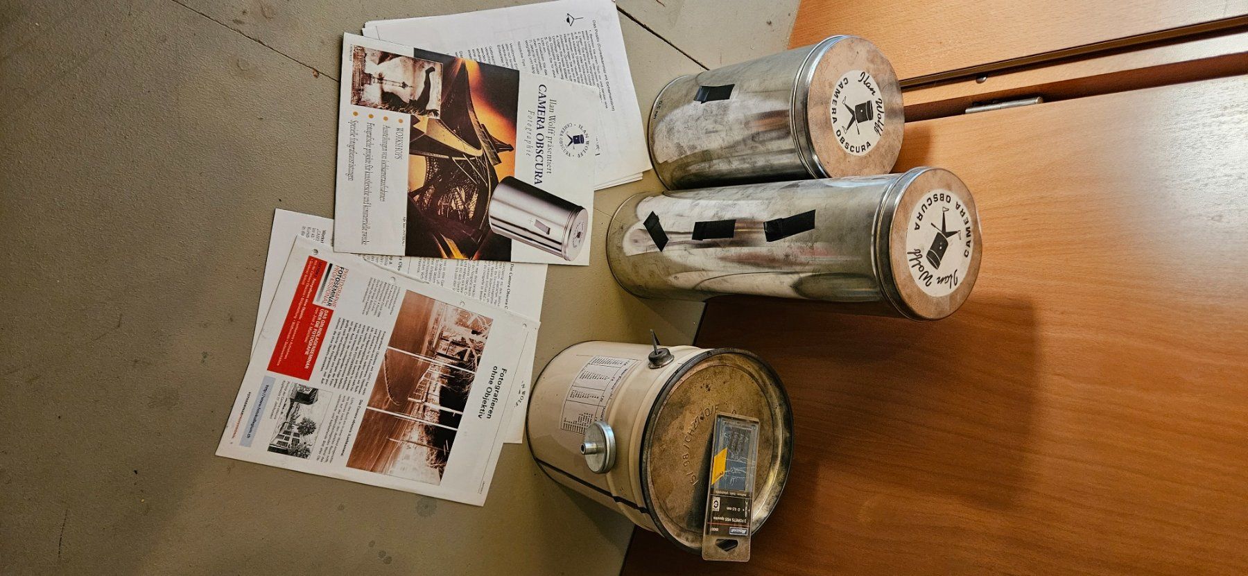 Fotocamera: Camera Obscura Bausatz, Ilan Wolff, mit Anleitung – Usato da Oberhallau venduto da Justins 1