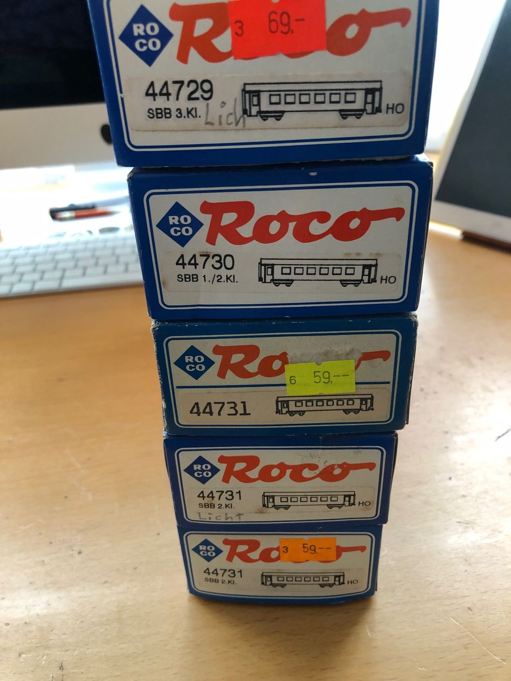 Roco Modellini di ferrovie: Roco 5er Set SBB NEU – Nuovo (secondo la descrizione) da Ostermundigen venduto da Garmin03 5