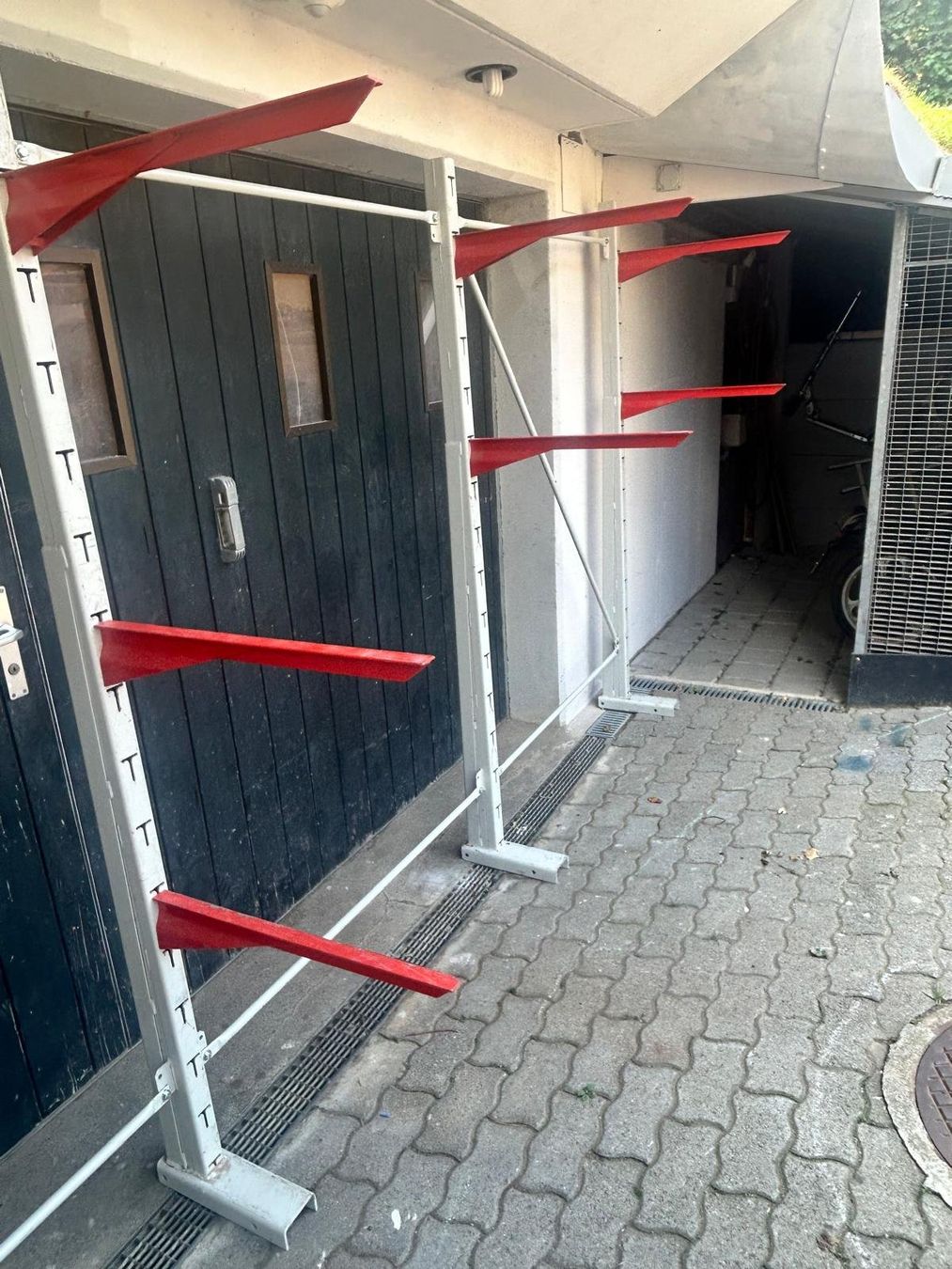 Scaffali: Kragarmregal einseitig, 3 Felder, 4m breit - Schwerlast – Usato da Bürglen UR venduto da BenSon6777 2