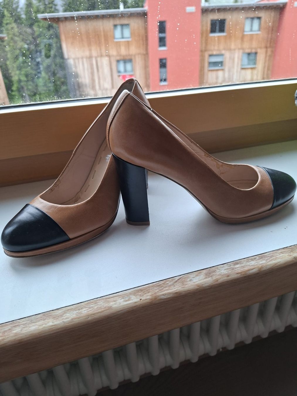 Scarpe da donna: Pumps Leder Gr. 39 braun/schwarz – Nuovo (secondo la descrizione) da Malix venduto da ric_nh2y