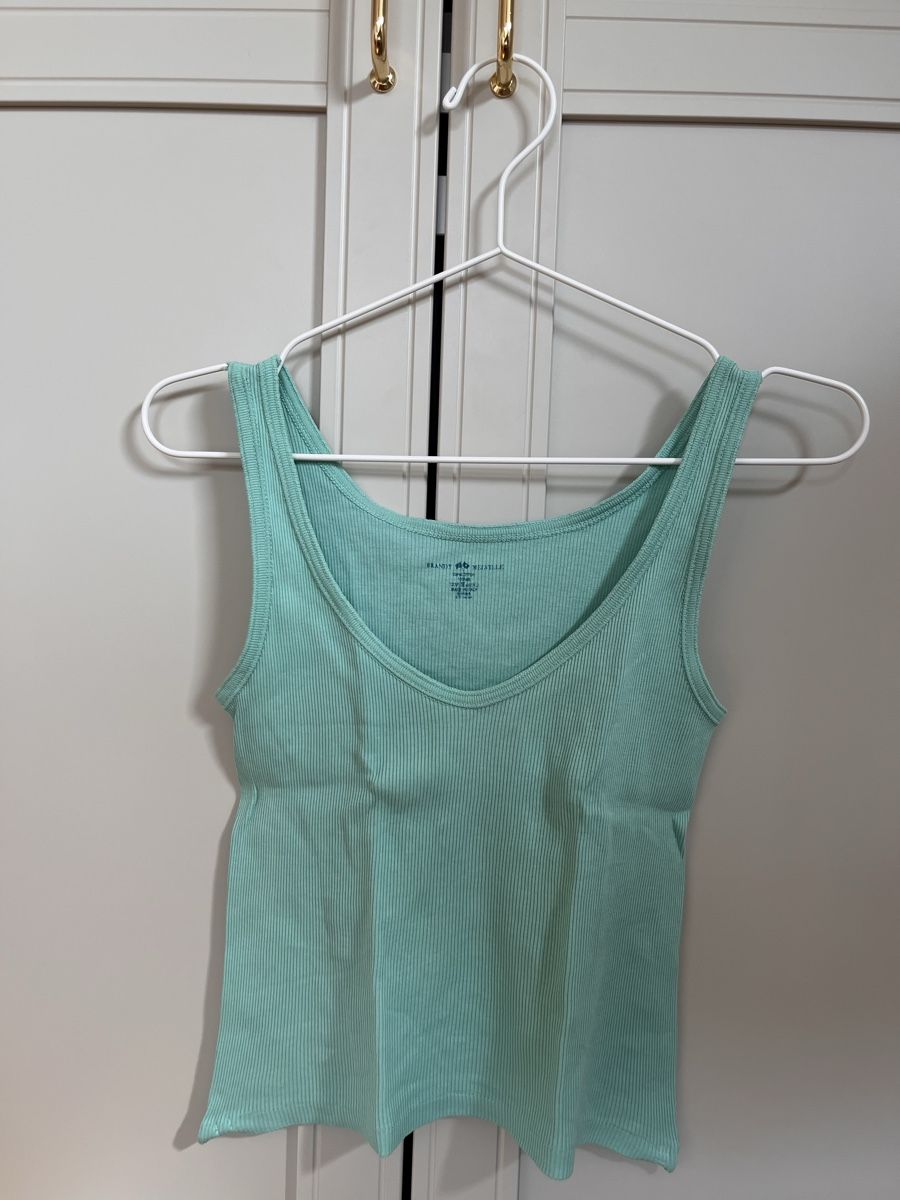 Brandy Melville Tops: Top Türkis Brandy Melville  – Neu (gemäss Beschreibung) aus Neudorf von wen_9jfq