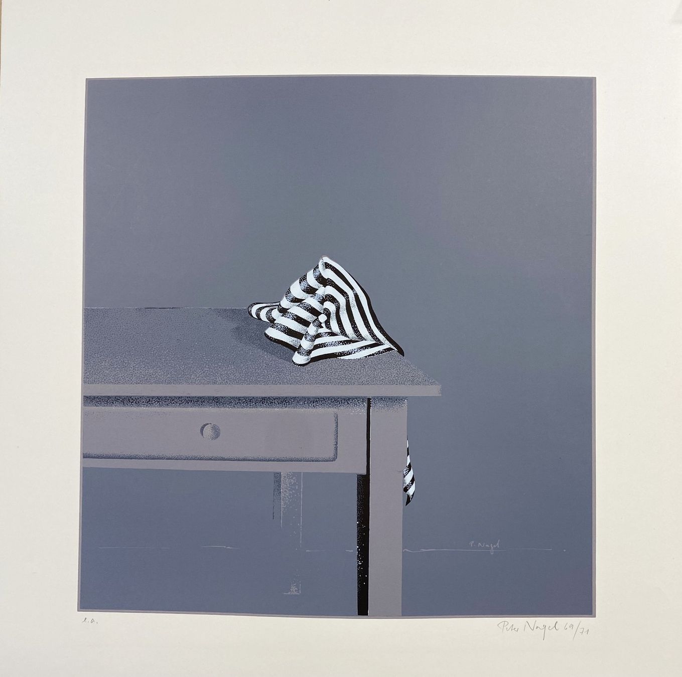 Grafica & Litografie: PETER NAGEL- , Gruppe Zebra 1969-1971 – Nuovo (secondo la descrizione) da grenchen venduto da Belarte