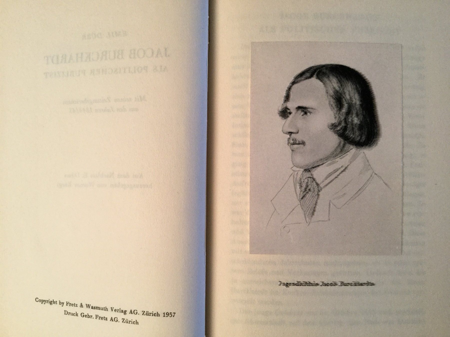 Dischi in vinile: Jacob Burckhardt als polit. Publizist – Usato da Luzern venduto da Einh0rn 3