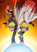 Displate Metallposter Naruto „Father and Son“ – Grösse M