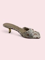 Aldo floral print kitten heels