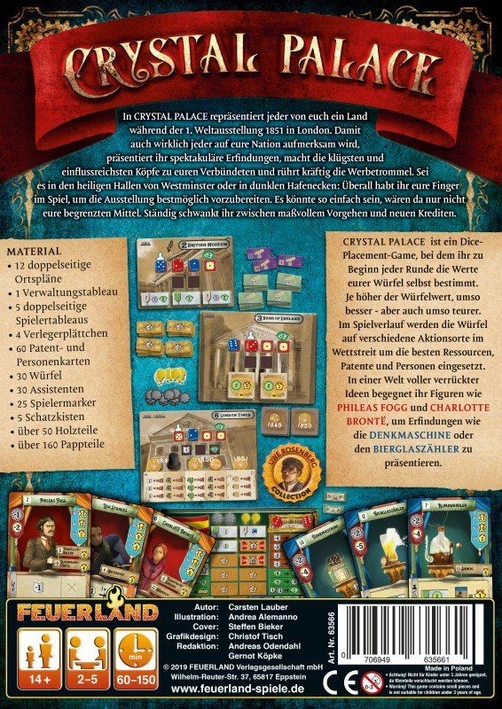 Giochi: Spiel Crystal Palace – Nuovo e nell'imballaggio originale da Uster venduto da Ludit 1