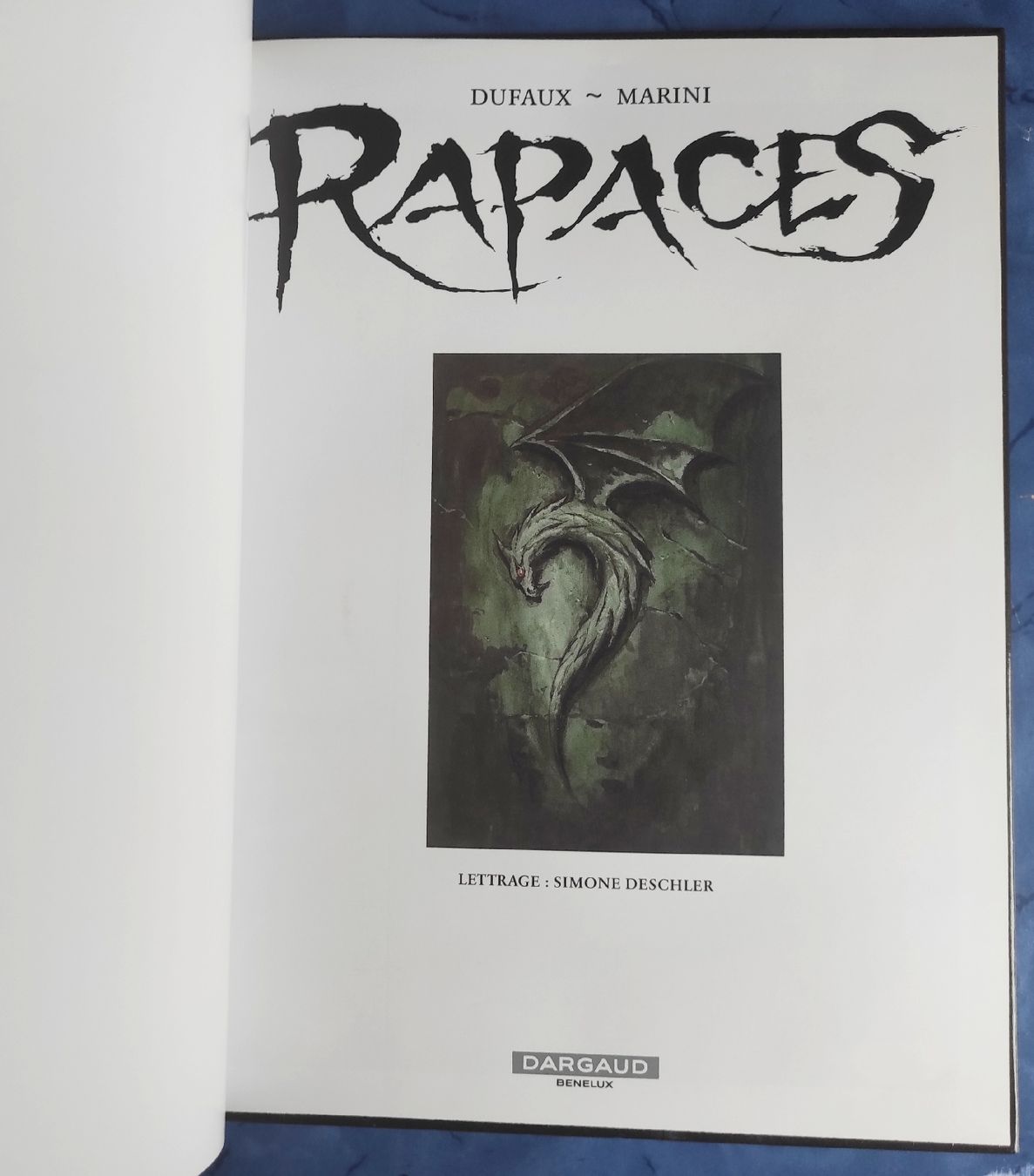 Comics: RAPACES 4 (EO) Marini & Dufaux – Gebraucht aus Biel/Bienne von  2