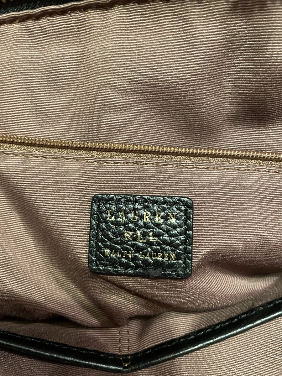 Ralph Lauren Borse da donna: Schwarze Ralph Lauren Handtasche aus Leder – Usato da Watt venduto da HelenVo 5