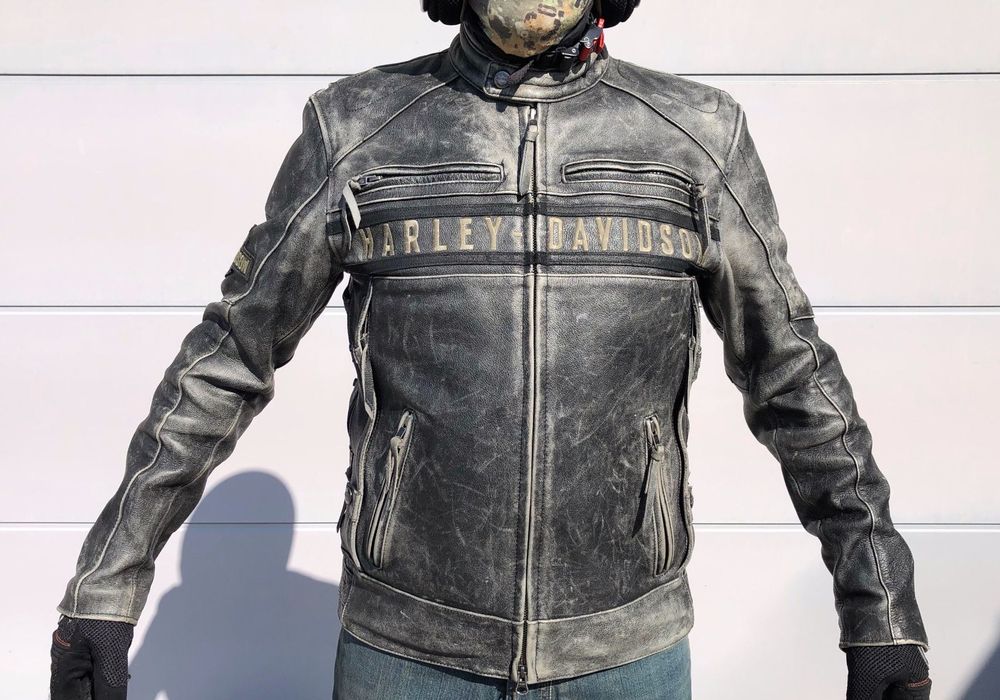 HARLEY-DAVIDSON Lederjacke Gr. M | Kaufen auf Ricardo