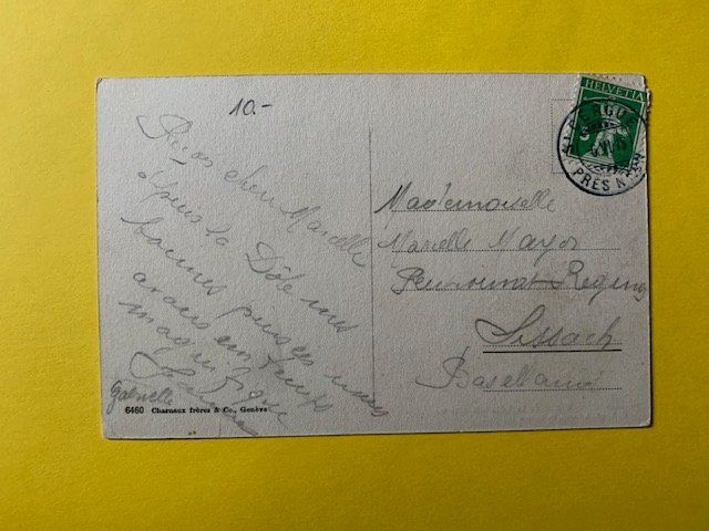 Cartoline postali: Châlet de la Dôle Saint-Cergue – Usato da St-Prex venduto da Epicard 1