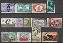 Thailand lot années 1960-1970 divers thèmes