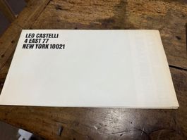 James Rosenquist 1970 Leo Castelli NY  Ausstellungsplakat