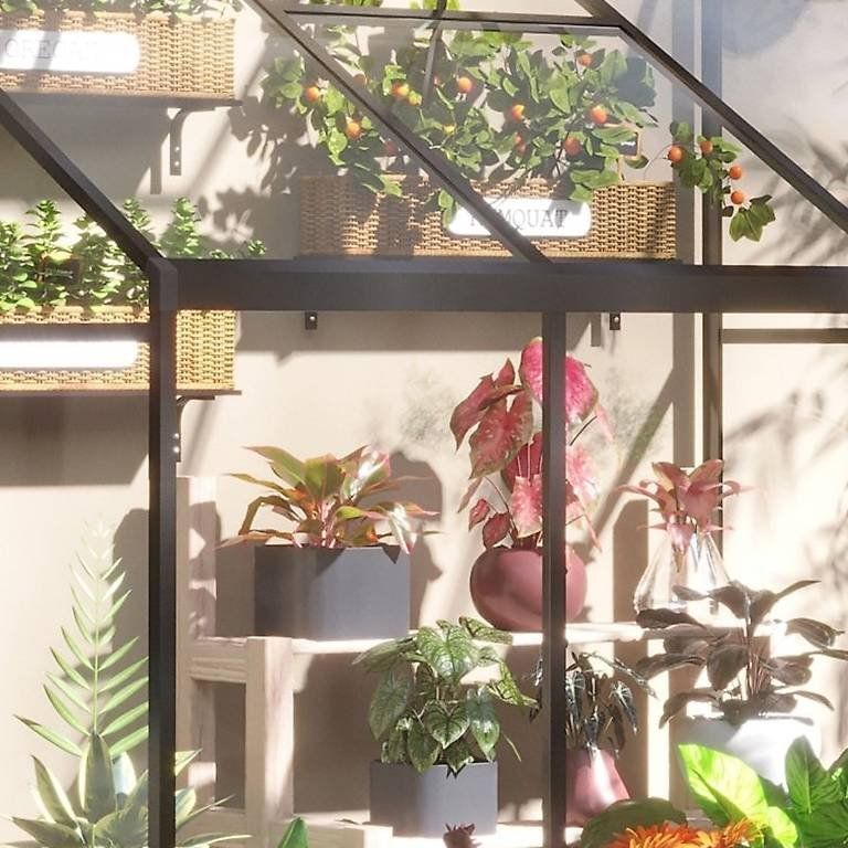 Casette da giardino & serre: Gewächshaus Wintergarten Gartenhaus – Nuovo e nell'imballaggio originale da Flawil venduto da vivalacasa 4