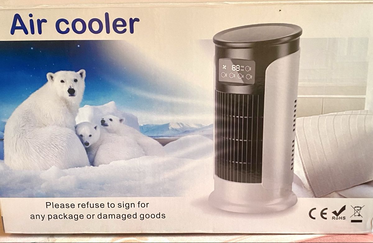 Ventilatori: Luftkühler Turmventilator weiss/schwarz neu – Nuovo e nell'imballaggio originale da Mümliswil venduto da littledogshop
