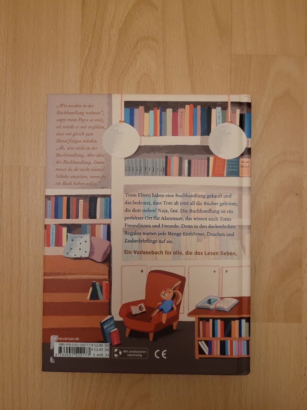 Libri: Kinderbuch "Zuhause in unserer Buchhandlung" – Usato da Perlen venduto da Safari_23 1