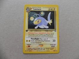 Pokémon Sammelkarte Lanturn 1995-2000  HP Engl. 1. Edition