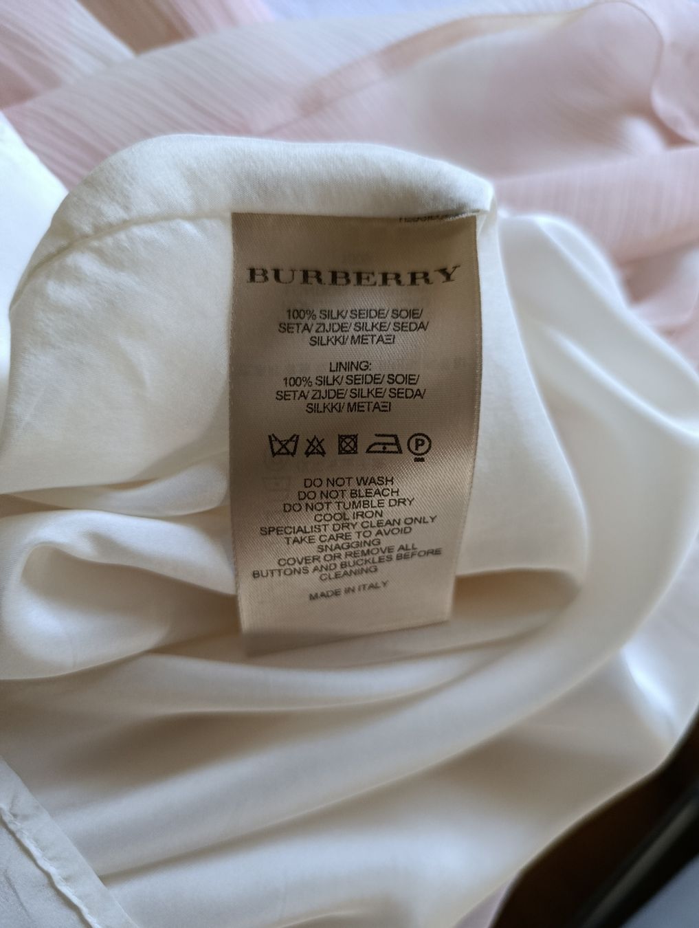 Burberry Vestiti: robe en soie fine, Burberry, 38 – Usato da Monthey venduto da 04Elisa 3