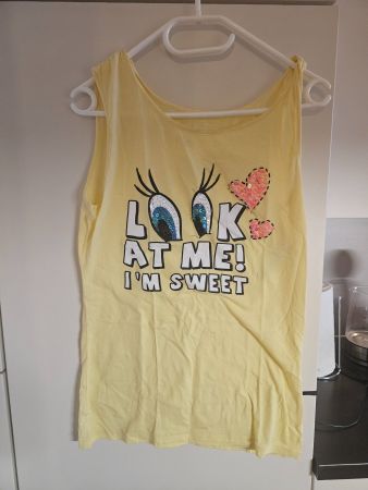 Benetton Gelbes Shirt Gr. L