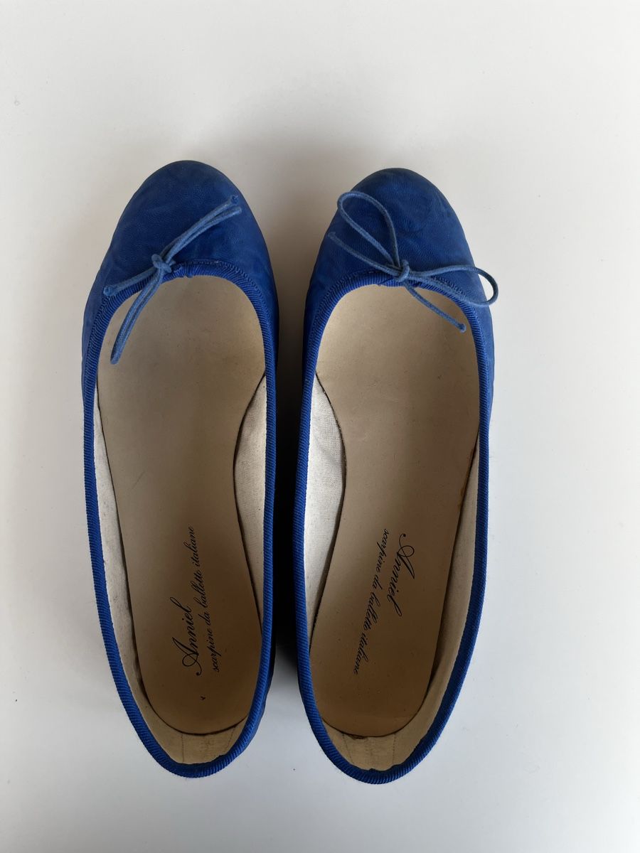Damenschuhe: Anniel Ballerinas Gr. 37 blau – Gebraucht aus Olten von hahnice99 1