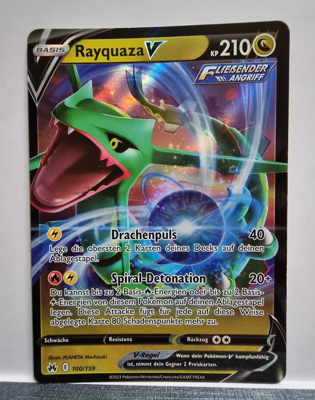 Pokémon Sammelbilder & Trading cards: Pokémon Rayquaza V 100/159 MINT – Gebraucht aus Roggwil BE von S_Cards 1