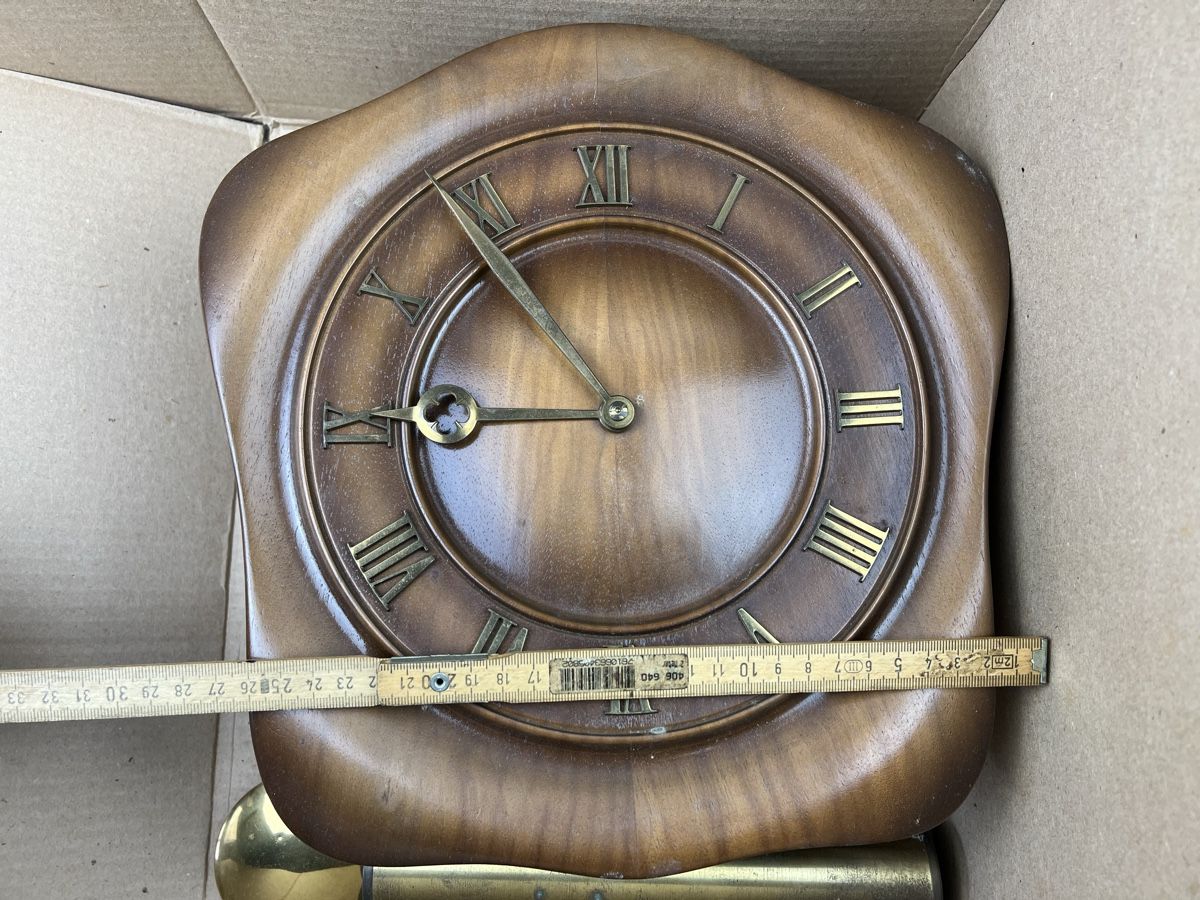 Orologi: Schöne Holz Uhr mit Gewichten – Usato da Hallau venduto da R.R.91 1