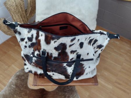 Neue, grosse tolle 'Weekender' Tasche aus Kuhfell