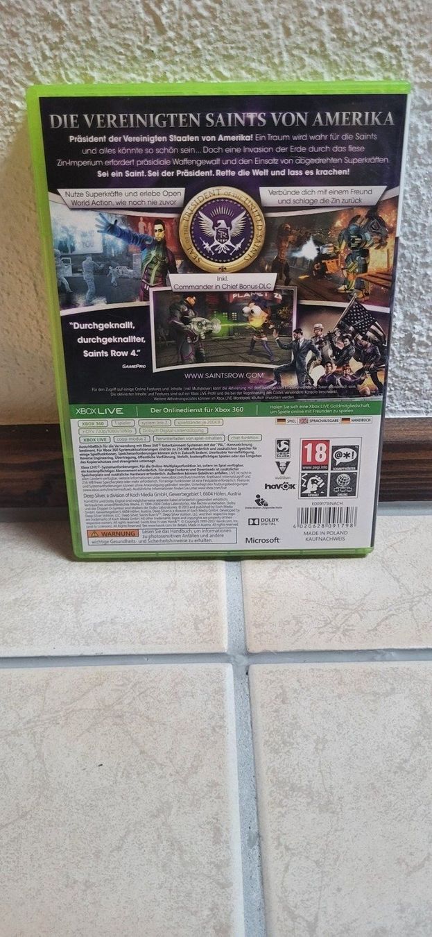 Microsoft Giochi: Xbox 360 Spiel - Saints Row 4 – Usato da Münsingen venduto da Heroism2010 1