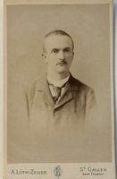 CDV Student an Universität Basel - Studenten Zofingia, 1899