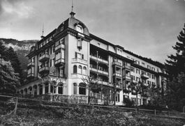 Alte Ansichtskarte Haus St. Josef, Lungern, 1967