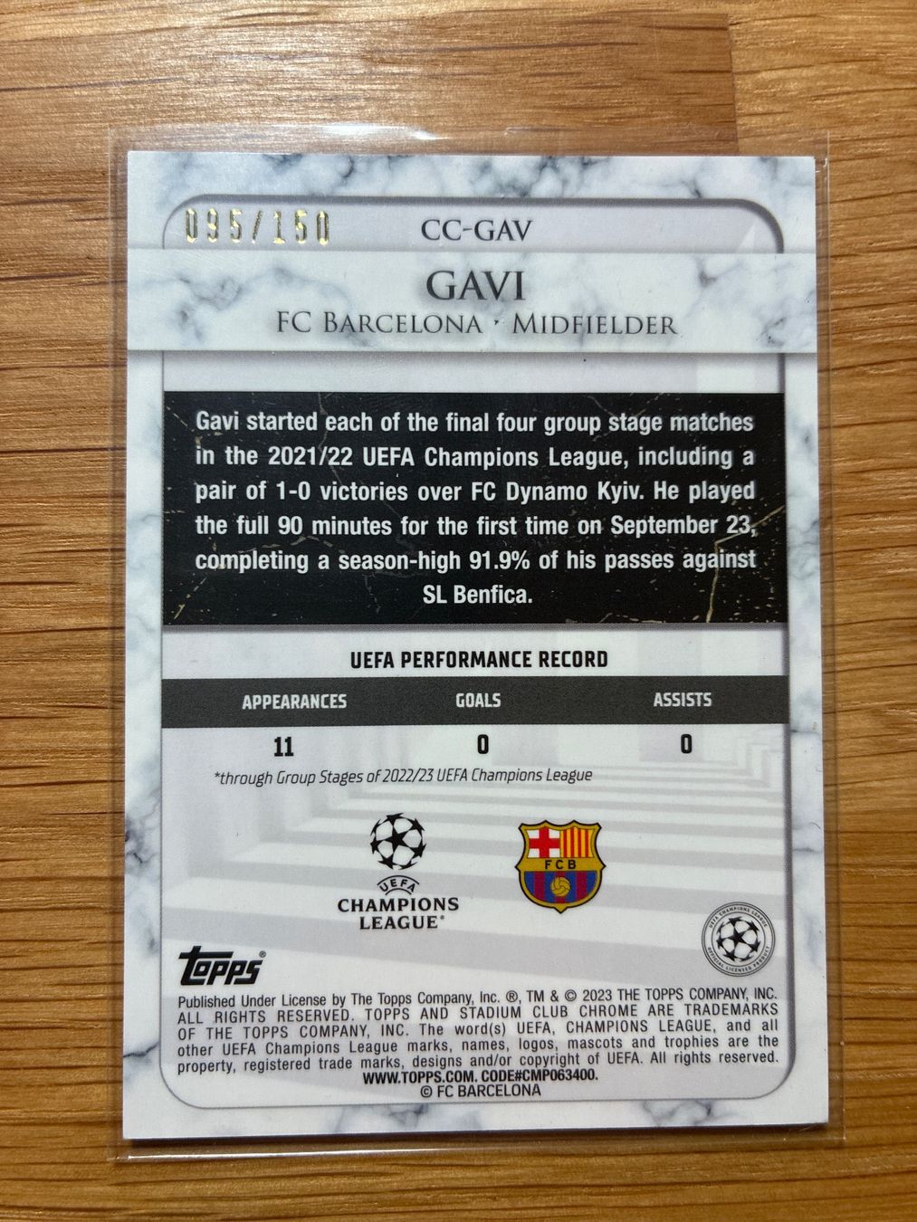 Topps Sammelbilder & Trading cards: Topps Chrome Stadium Gavi Barcelona /150 – Gebraucht aus Wangenried von Garagara 1