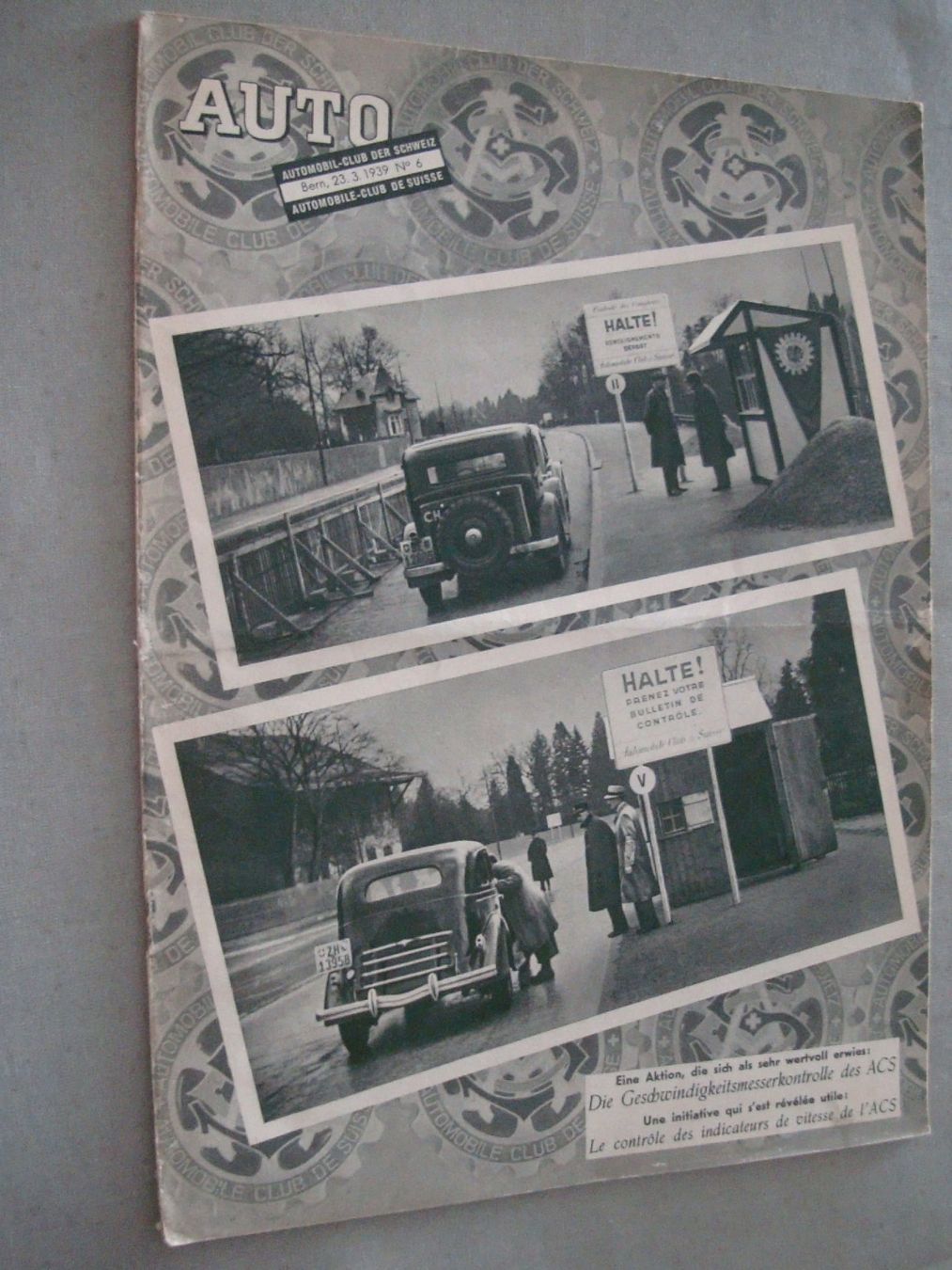 Riviste & Magazine: Zeitung - Auto - ACS - 1939 - Heft Nr. 6 – Usato da Neuenegg venduto da flohcante
