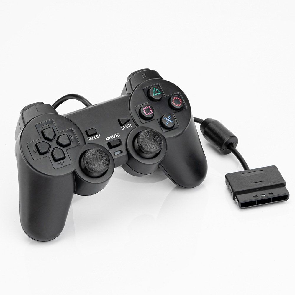 Controller: Playstation 2 Controller Joypad Farbe schwarz PS2 Neu – Nuovo (secondo la descrizione) da Kirchdorf AG venduto da Apost008