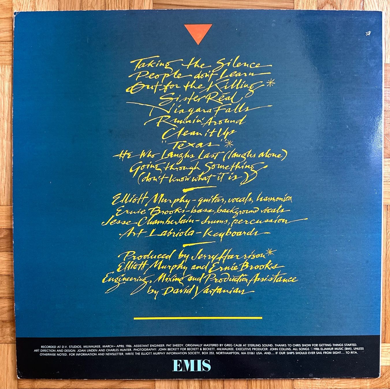 Dischi in vinile: LP - Elliott Murphy - Milwaukee – Usato da Breganzona venduto da Onairda75 1