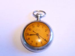 Antike Silber Taschenuhr MYR PRIMA Tickt aber Defekt