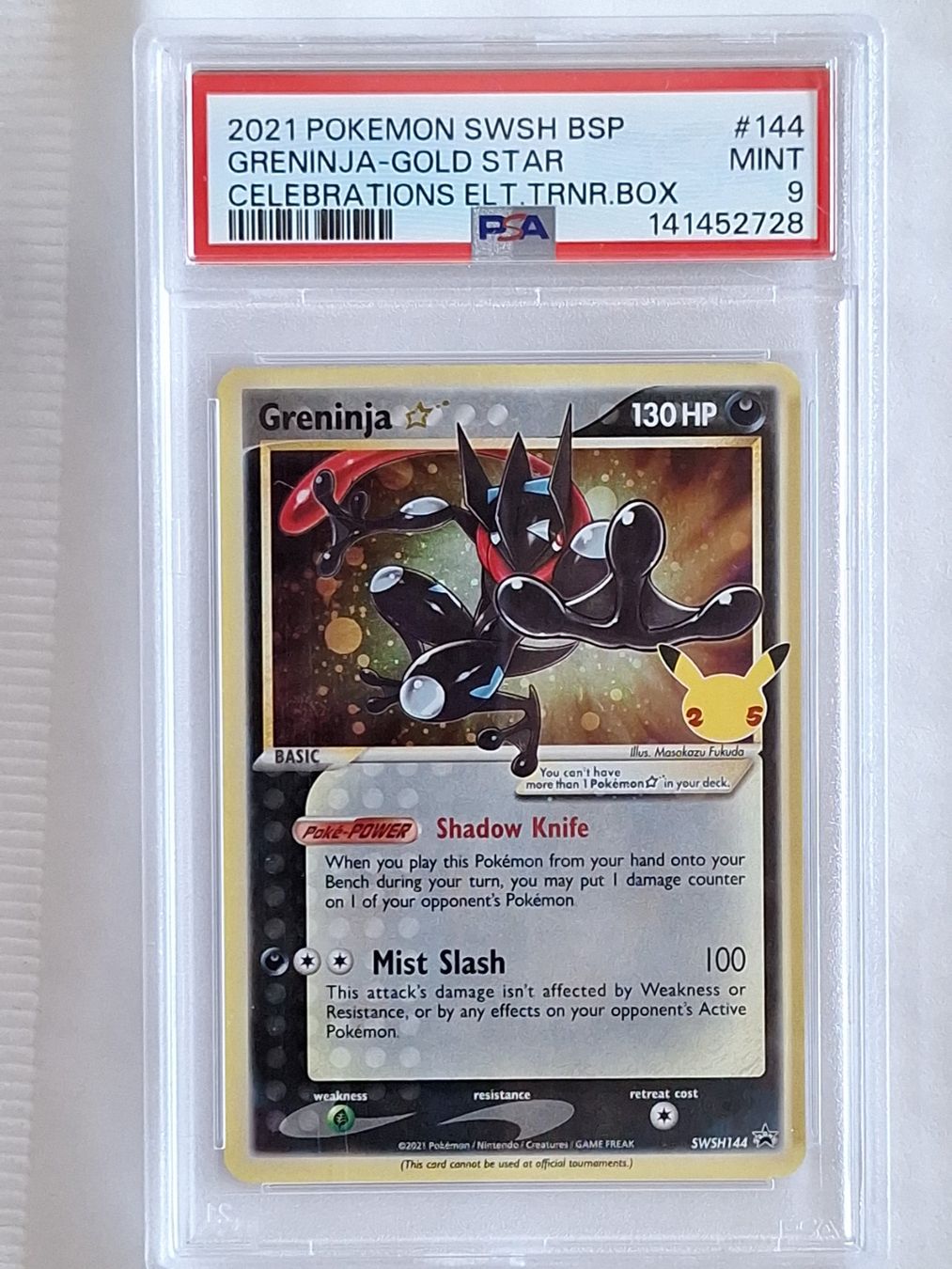 Pokémon Cartes à collectionner: Greninja - Goldstar Celebrations Promo - PSA 9 – Neuf (Voir description) à Altstätten SG par sulim
