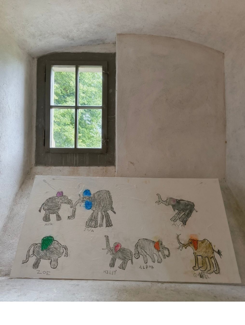 Foto & Immagini: Kinderzeichnung Elefanten, Unikat – Nuovo (secondo la descrizione) da Bubikon venduto da mon_g7dj 2