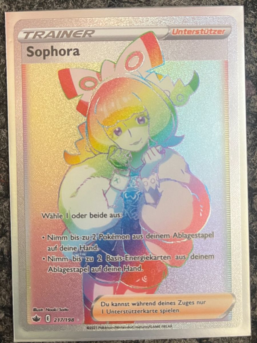 Pokémon Sammelbilder & Trading cards: Sophora (CRE 217) – Neu (gemäss Beschreibung) aus St. Niklaus VS von tru_vj5x
