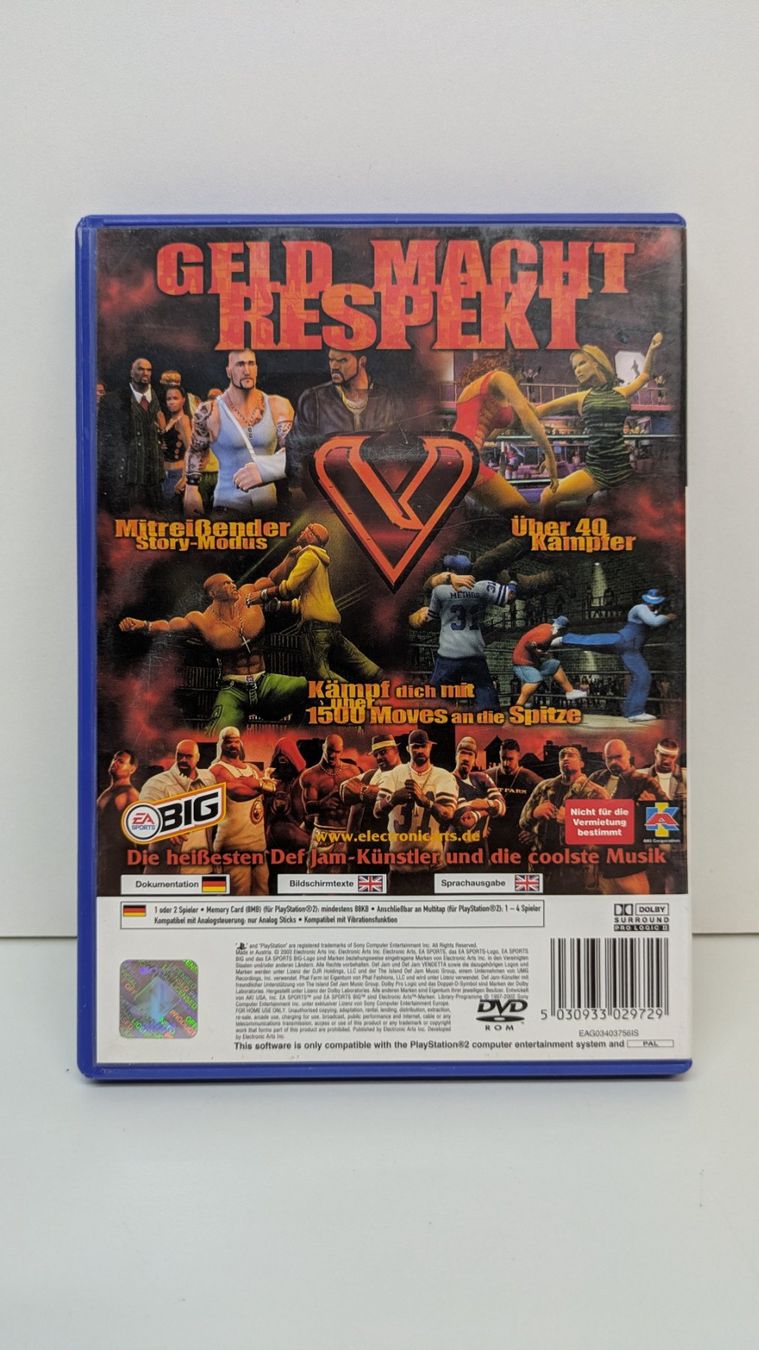 Spiele: Def Jam Vendetta - PlayStation 2 – Gebraucht aus Menziken von mame18 2